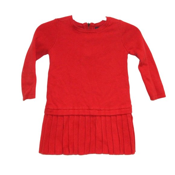 2/$20 🏷 Gap Red Knit Dress Size 12-18m - Picture 1 of 3